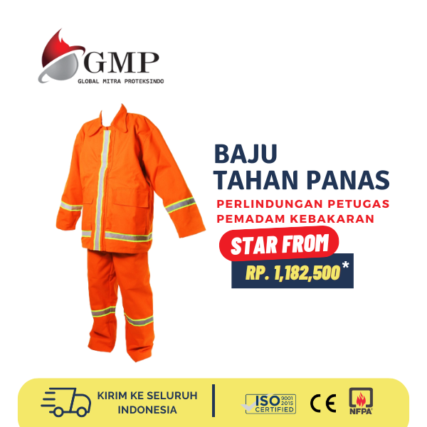Jual Baju Pemadam Kebakaran di Bali - PT Global Mitra Proteksindo