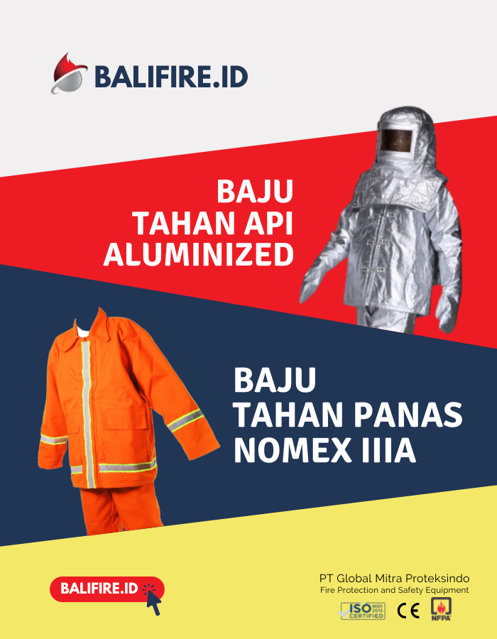 Jual Baju Pemadam Kebakaran di Bali - PT Global Mitra Proteksindo