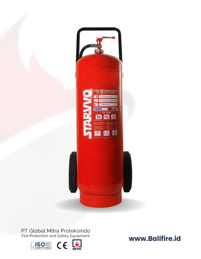 Alat Pemadam Api Ringan STARVVO Dry Chemical Powder 75 Kg