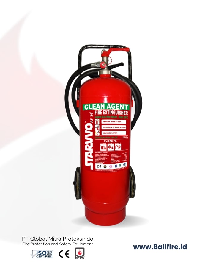 Alat Pemadam Api Ringan STARVVO AF36 Clean Agent 25 Kg
