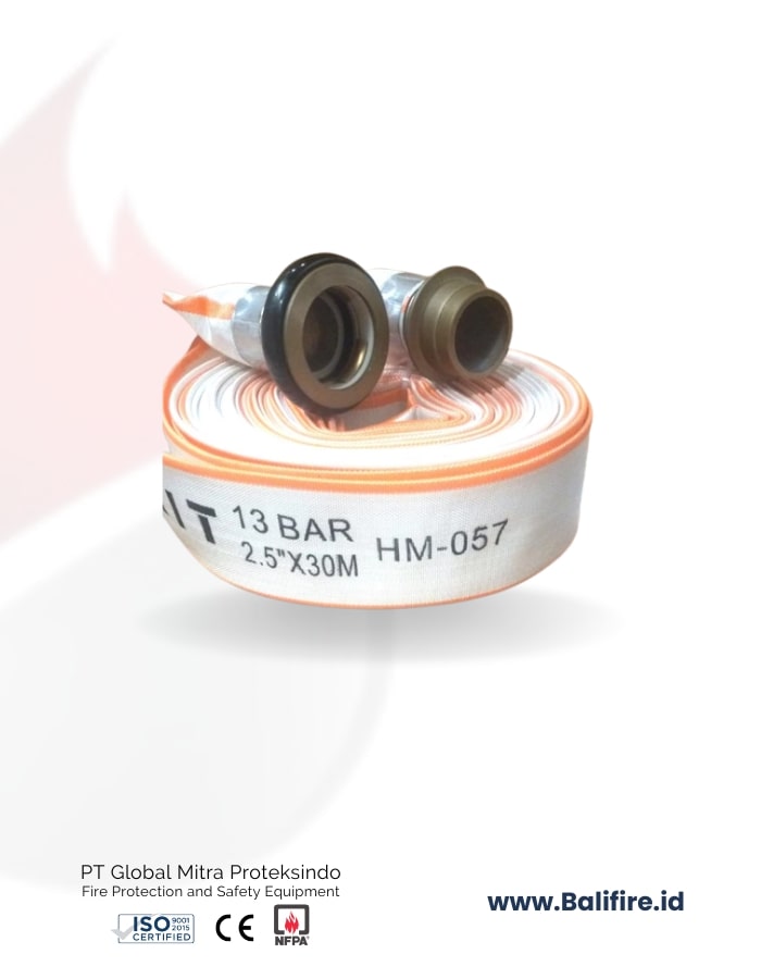 Harmit Selang Pemadam Kebakaran Kanvas PT Global Mitra Proteksindo Bali