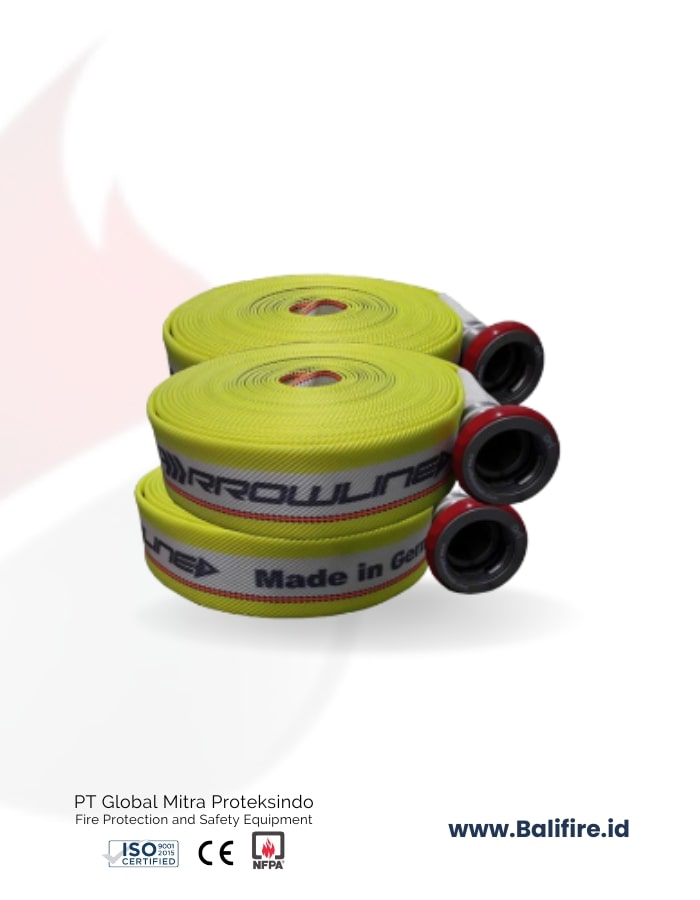 Arrowline Fire Hydrant Hose Polyester PT Global Mitra Proteksindo Bali