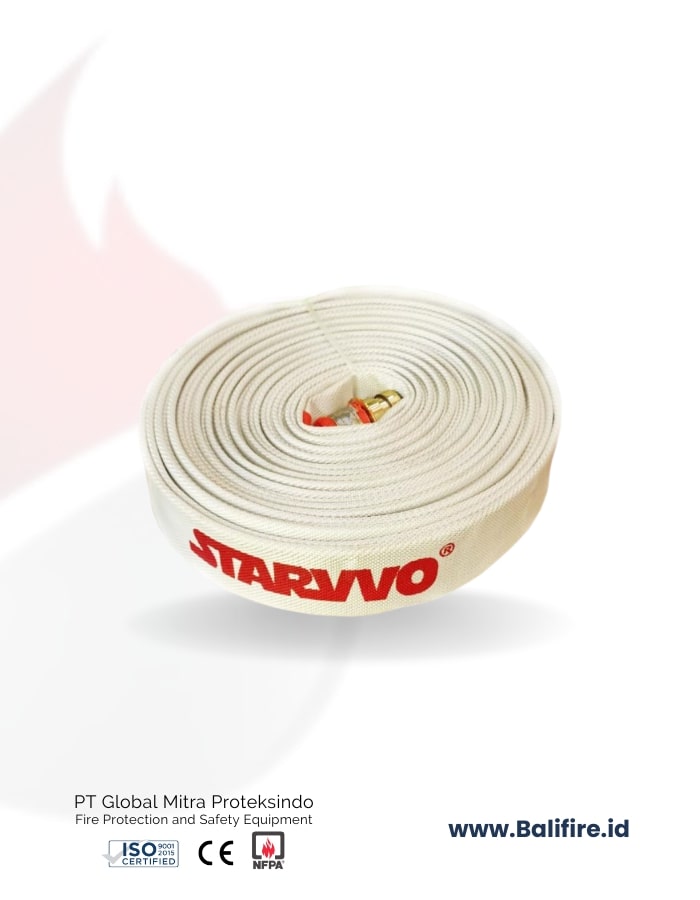 STARVVO Selang Pemadam Kebakaran Kanvas PT Global Mitra Proteksindo Bali