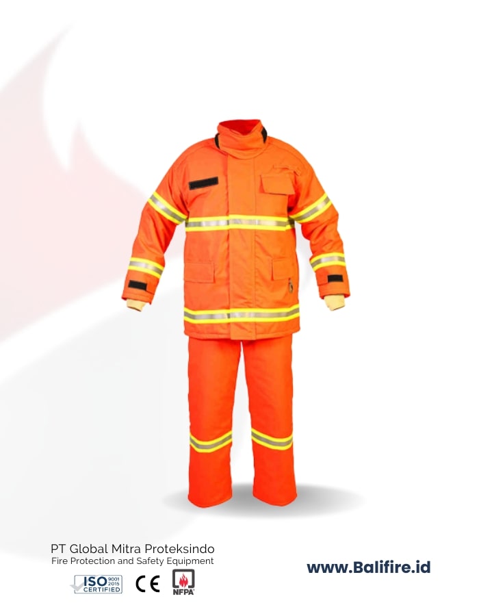 Baju Pemadam Kebakaran Nomex IIIA PT Global Mitra Proteksindo Bali