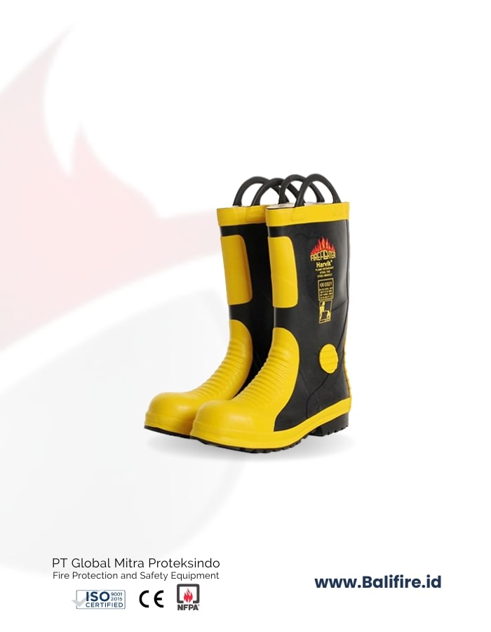 Safety Boot Pemadam HARVIK PT Global Mitra Proteksindo Bali