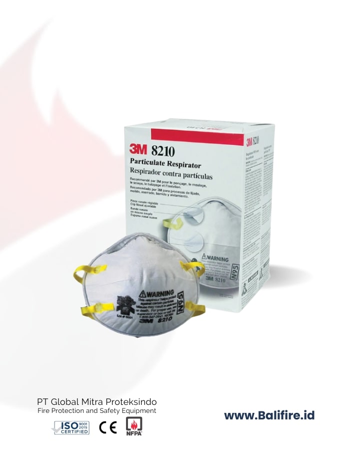 Masker Gas Respiratory 3M 8210 PT Global Mitra Protekisindo Bali