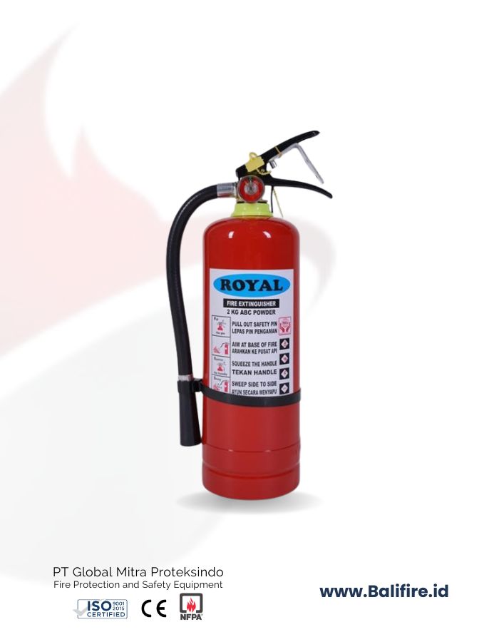 alat pemadam api royal dry chemical powder 2 kg