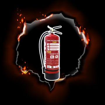 alat pemadam api foam