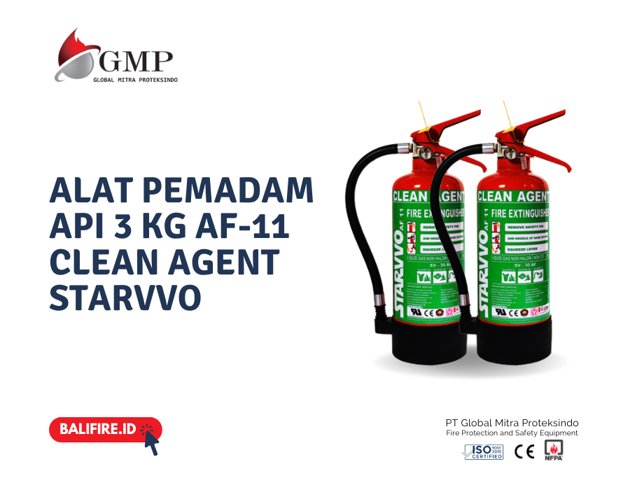 Alat Pemadam Api 3 Kg AF-11 Clean Agent STARVVO