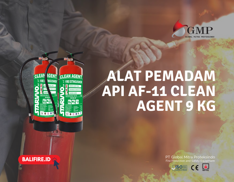 Jual Alat Pemadam Api AF-11 Clean Agent 9 Kg
