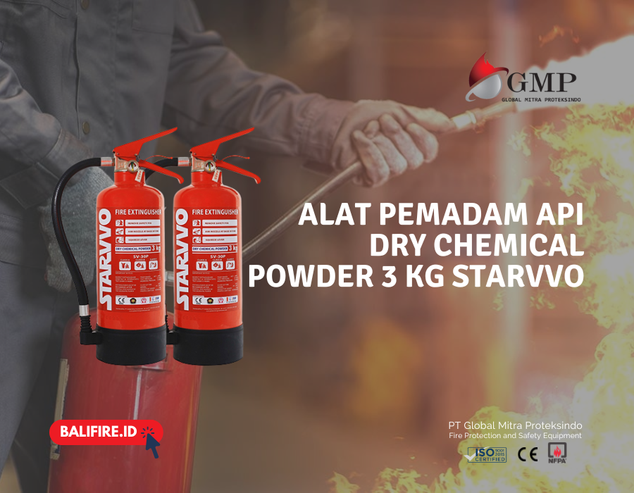 Alat Pemadam Api Dry Chemical Powder 3 Kg STARVVO