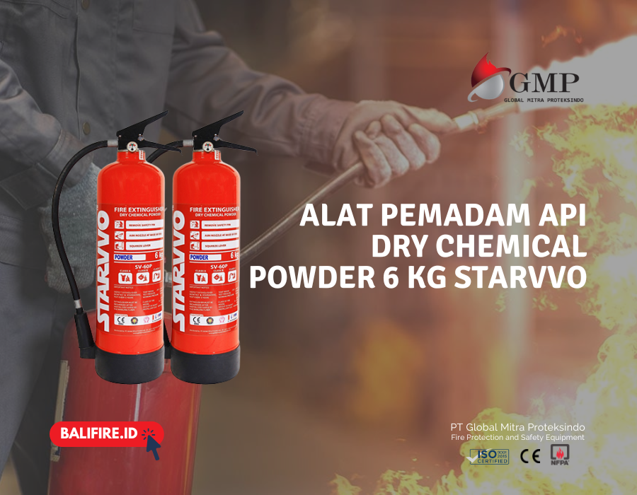 Alat Pemadam Api Dry Chemical Powder 6 Kg STARVVO