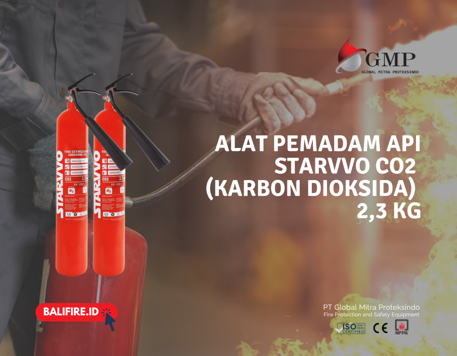 Alat Pemadam Api STARVVO CO2 (Karbon Dioksida) 2,3 Kg
