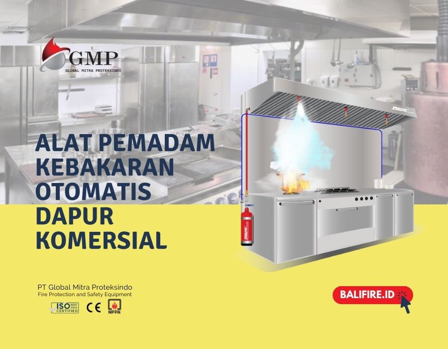 Alat Pemadam Kebakaran Otomatis untuk Dapur Komersial
