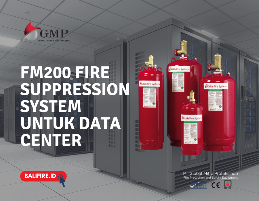FM200 Fire Suppression System untuk Data Center | PT Global Mitra Proteksindo