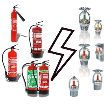 Perbandingan Alat Pemadam Api dan Sistem Sprinkler