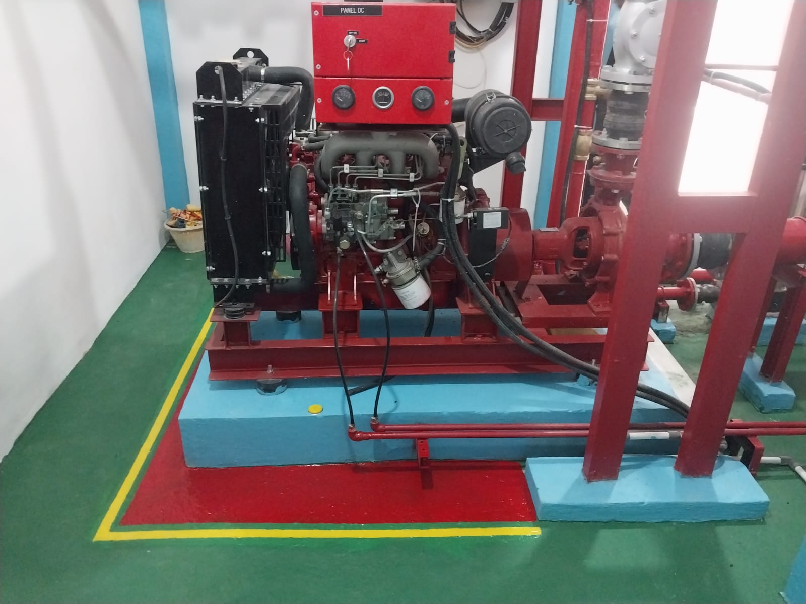 instalasi fire hydrant system