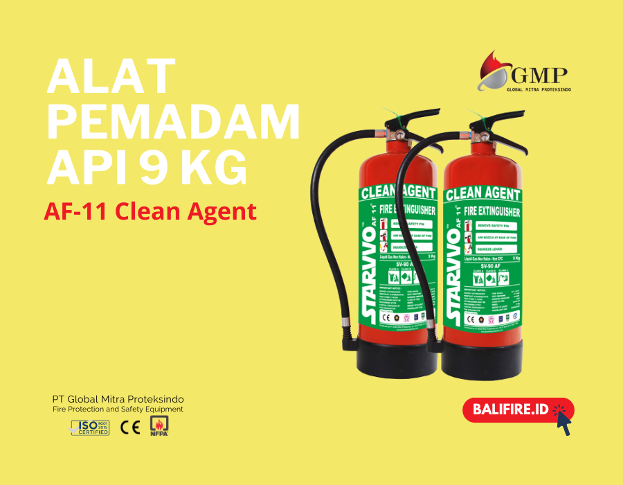 Alat Pemadam Api AF-11 Clean Agent 9 Kg