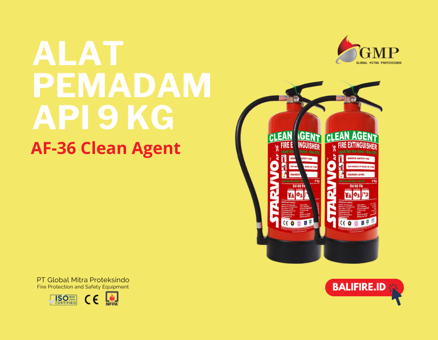 Alat Pemadam Api AF-36 Clean Agent 9 Kg