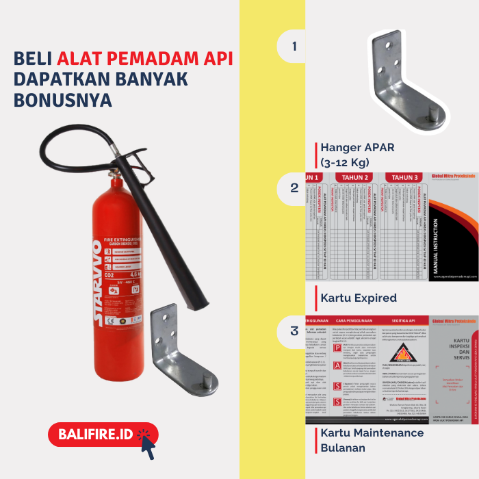 Alat Pemadam Api STARVVO CO2 (Karbon Dioksida)