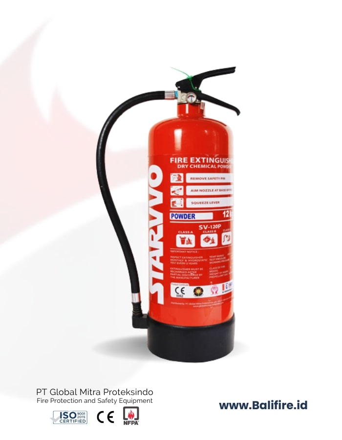 Alat Pemadam Api Ringan STARVVO Dry Chemical Powder 12 Kg