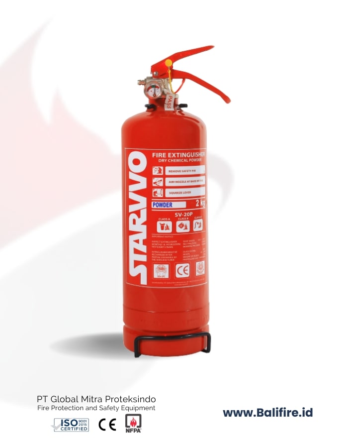 Alat Pemadam Api Ringan STARVVO Dry Chemical Powder 2 Kg