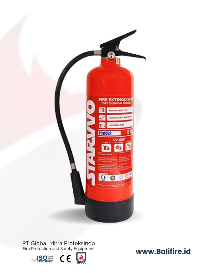Alat Pemadam Api Ringan STARVVO Dry Chemical Powder 6 Kg