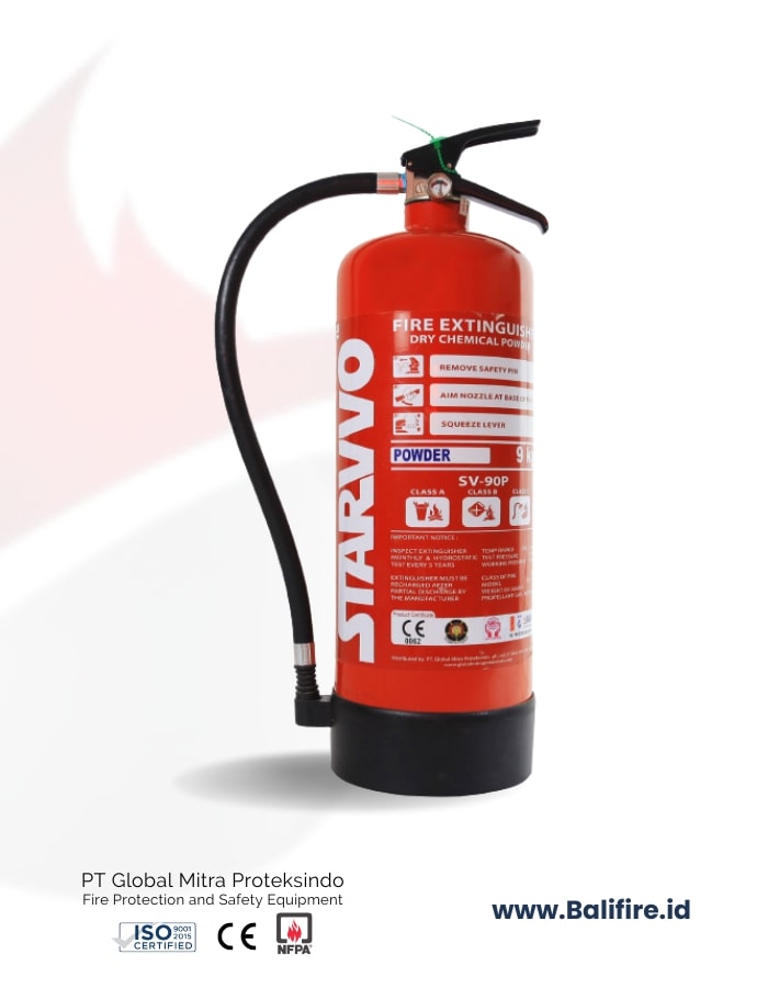 Alat Pemadam Api Ringan STARVVO Dry Chemical Powder 9 Kg