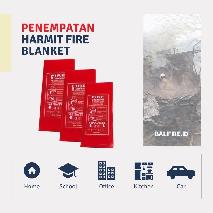Fire Blanket Merk Harmit dan Kegunaannya | Balifire.id