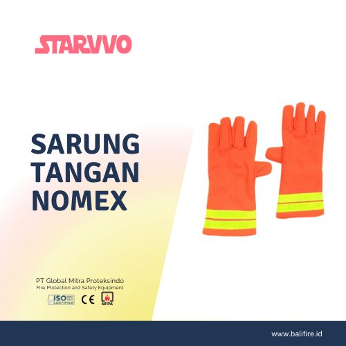 sarung tangan pemadam kebakaran nomex