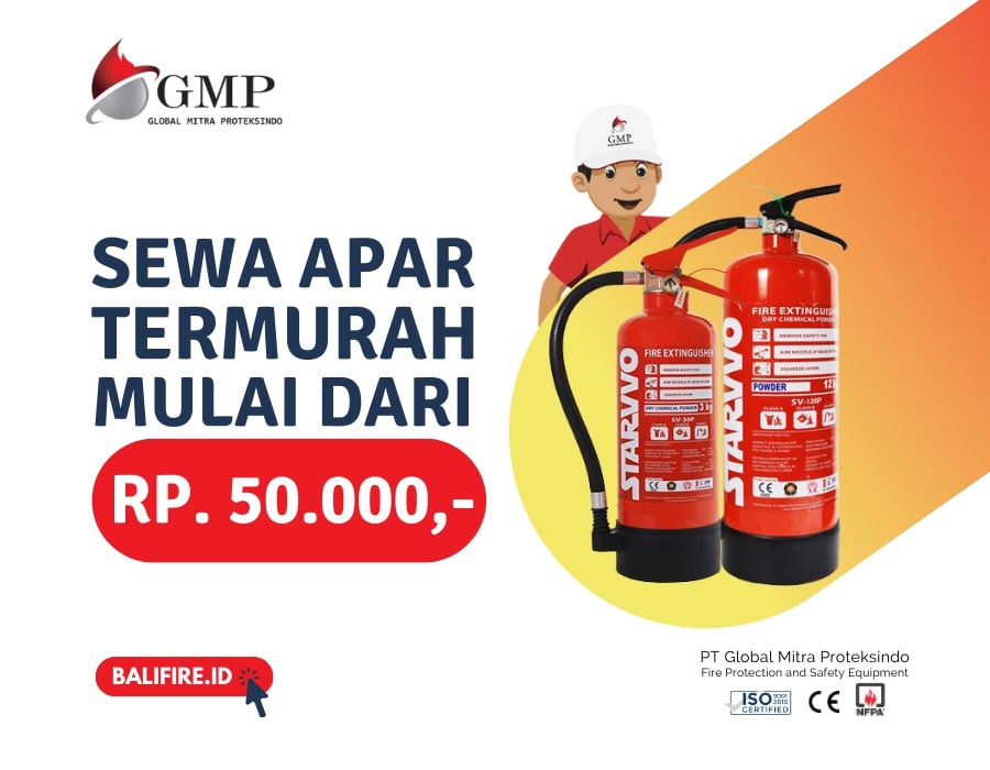Sewa APAR Termurah di Bali PT Global Mitra Proteksindo